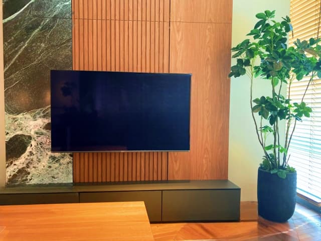 壁掛けテレビ