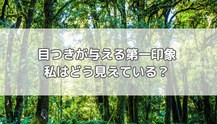 目つき